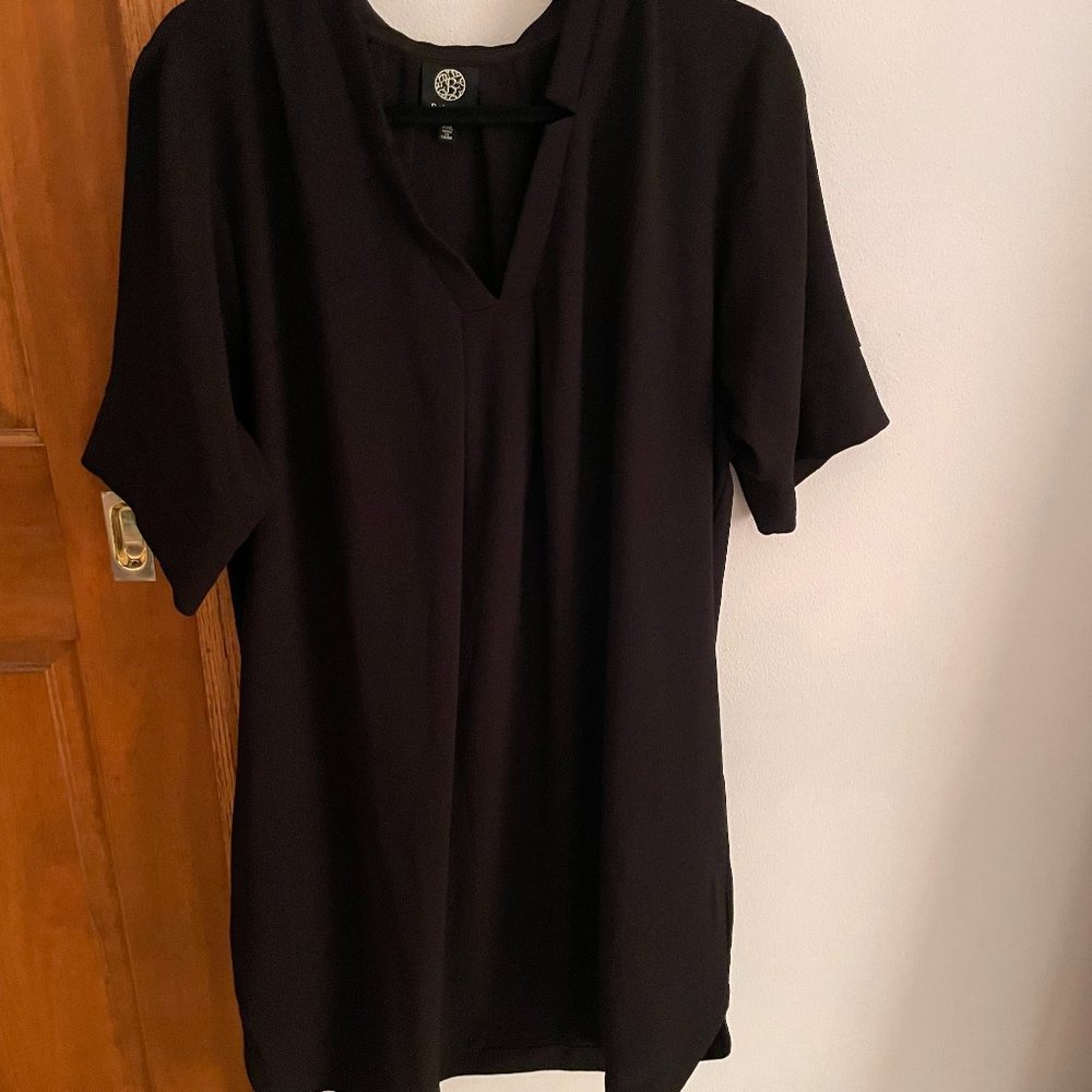 Bobeau Black Shift Dress XXL